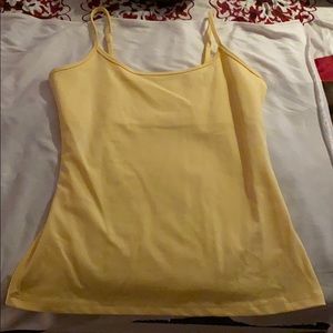 Tag Above Women's Basic Camisole Yellow Size XL
